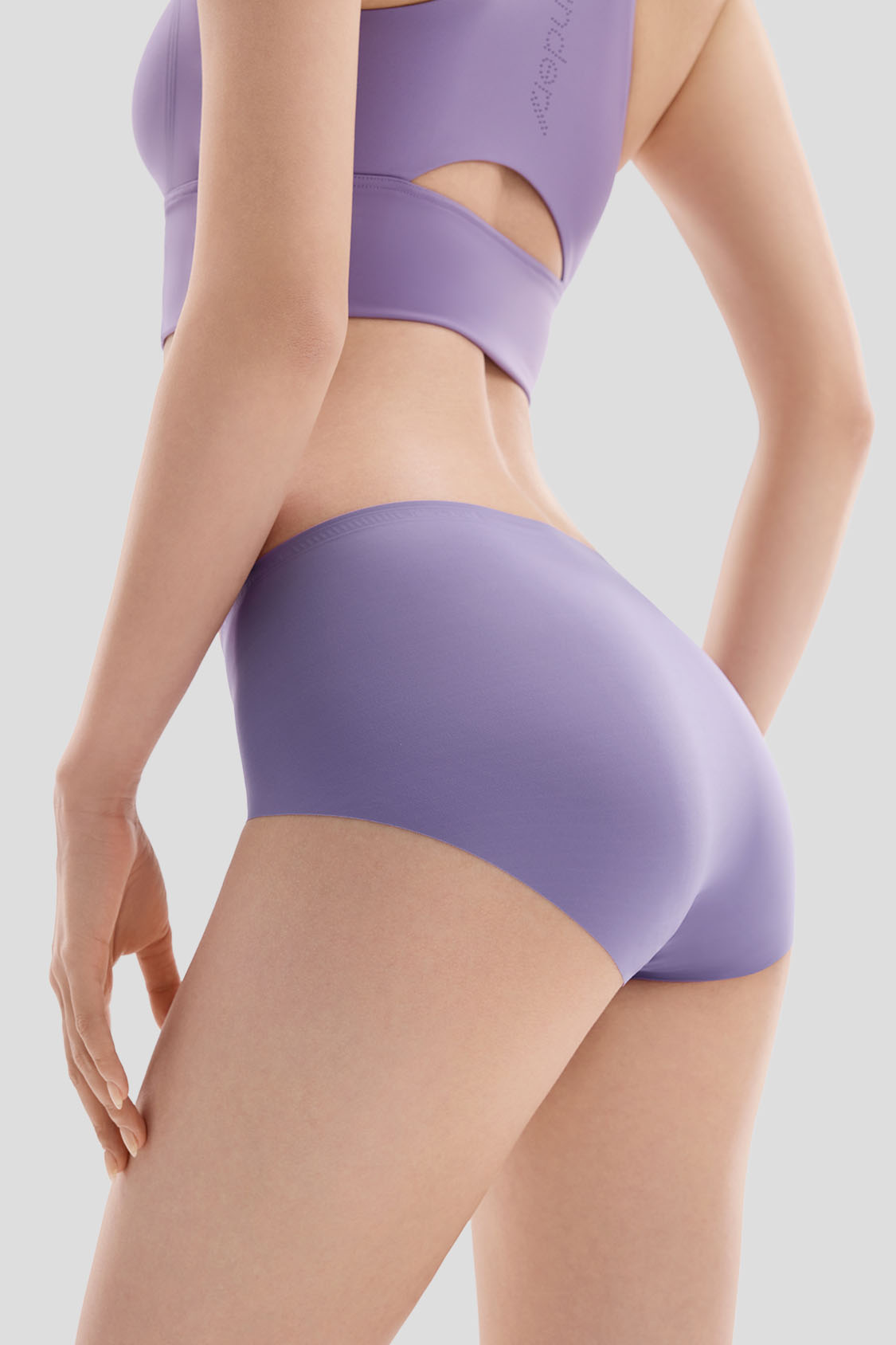 Bare Women's No W Seamless Sports Briefs - Comfortable Workout Underwear for Yoga, Running & Gym - High Waist Breathable Panties for Active Women