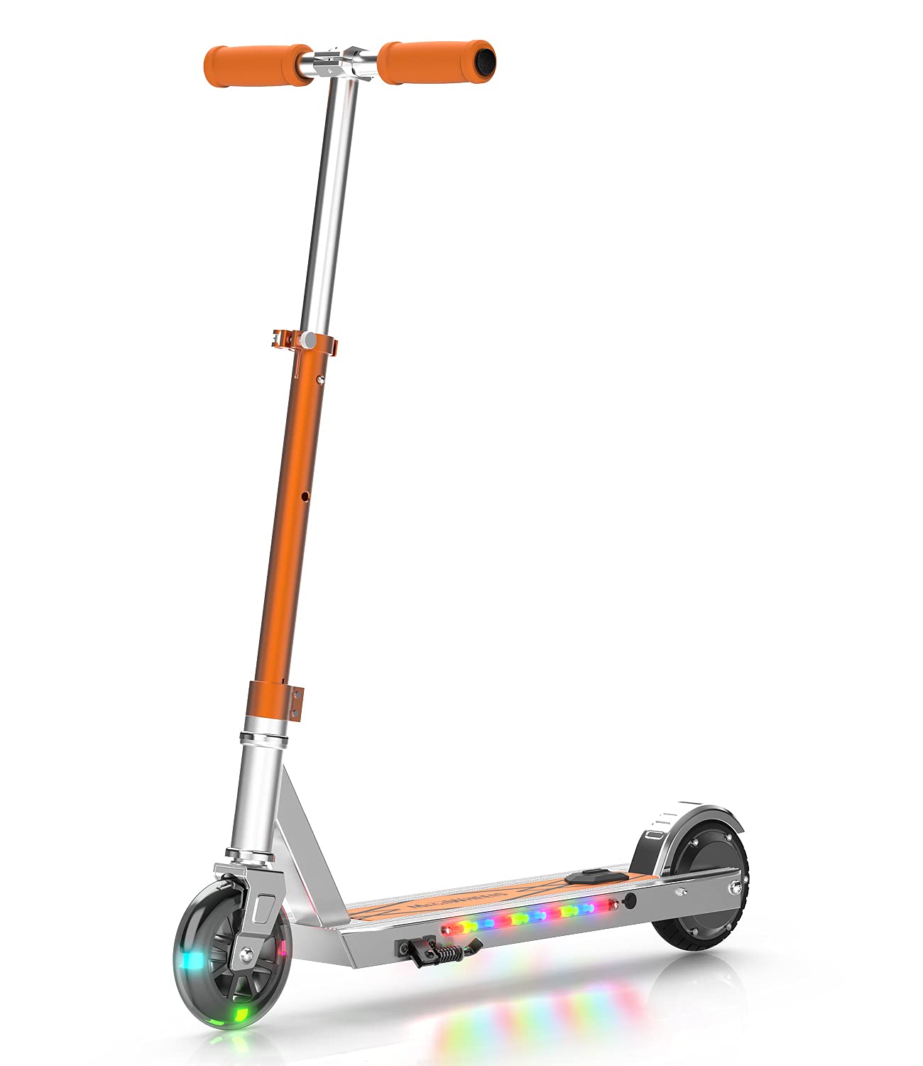 MEGAWHEELS LED Light-Up Electric Scooter for Kids Ages 8-12 | 8