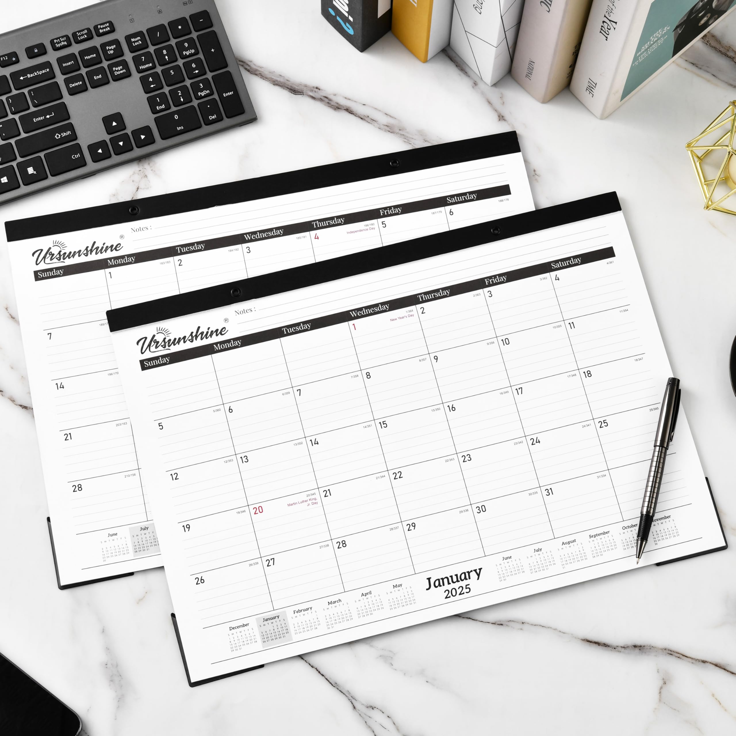 2025 Desk and Wall Calendar - 12 Month Planner Jan-Dec 2025, 17