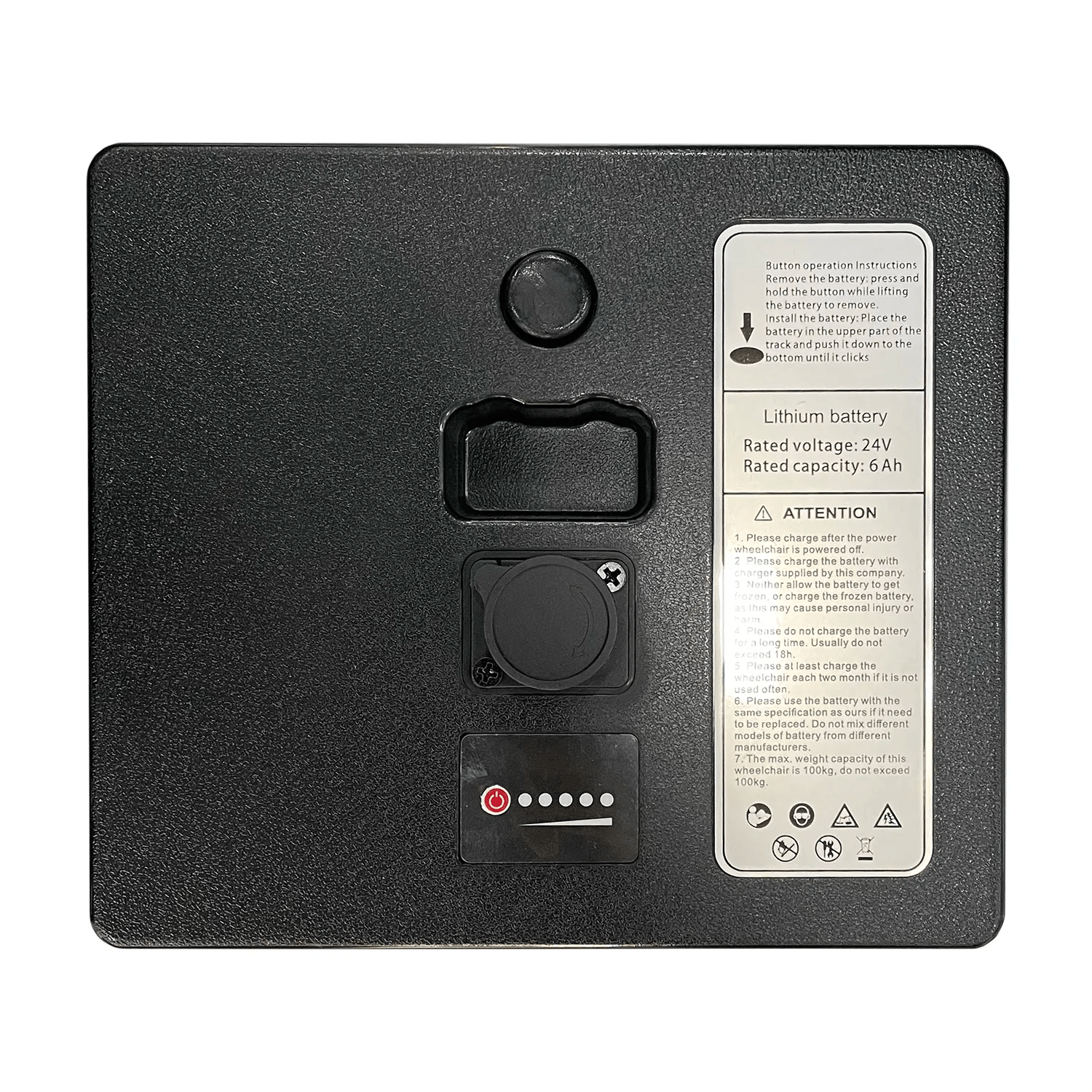 Portable 6Ah Lithium Battery Power Bank - Compact & Lightweight for Camping, Travel, and Emergency Power Backup
