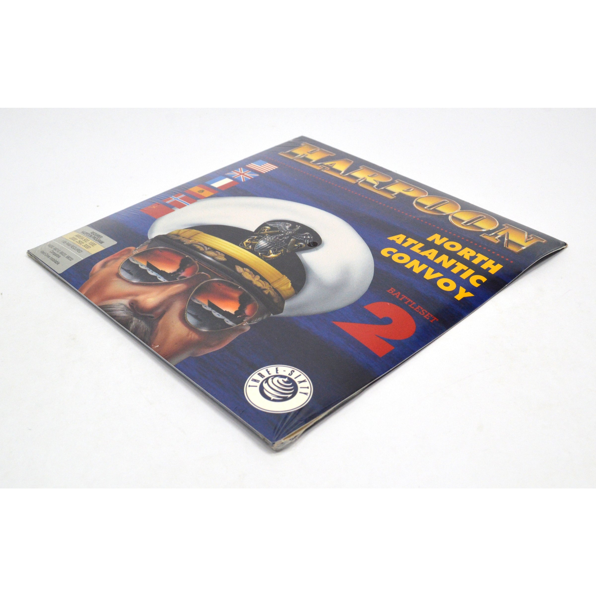 New AMIGA HARPOON NORTH ATLANTIC CONVOY BATTLESET 2 Computer Game - Vintage Sealed Collector's Edition | Perfect for Retro Gaming Enthusiasts & War Strategy Fans