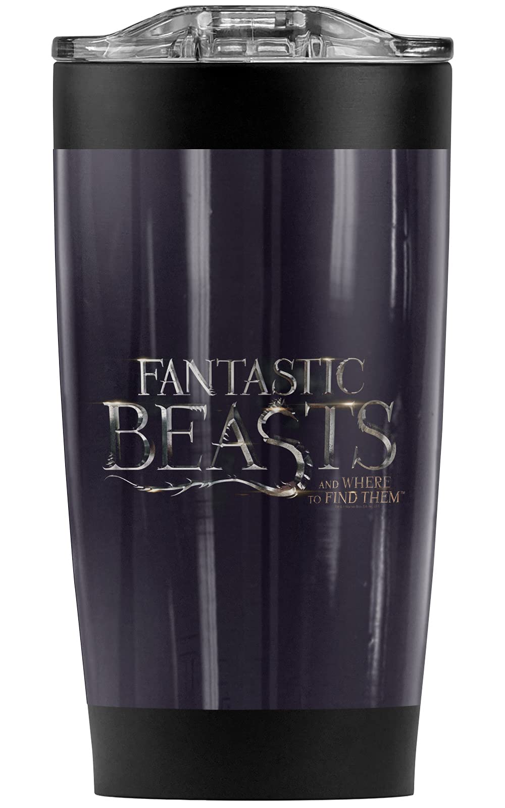 Fantastic Beasts Stainless Steel Tumbler 20oz - Vacuum Insulated Coffee Travel Mug with Leakproof Lid - Double Wall Insulation for Hot & Cold Drinks - Perfect for Office, Gym, Camping & Outdoor Adventures