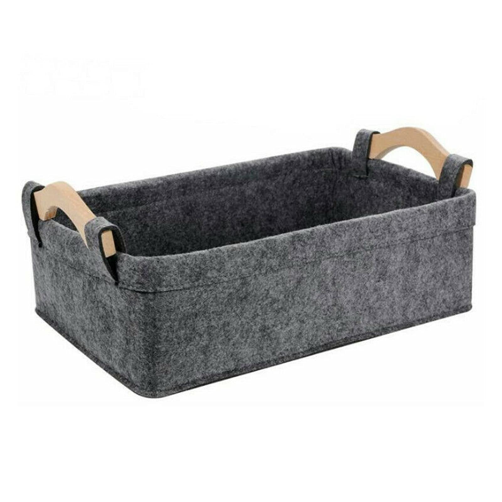 Premium Folding Felt Firewood Storage Bag - Medium Size Fireplace Wood Holder, Kindling Organizer & Newspaper Basket - Perfect for Indoor/Outdoor Fireplace, Camping & Patio Wood Storage