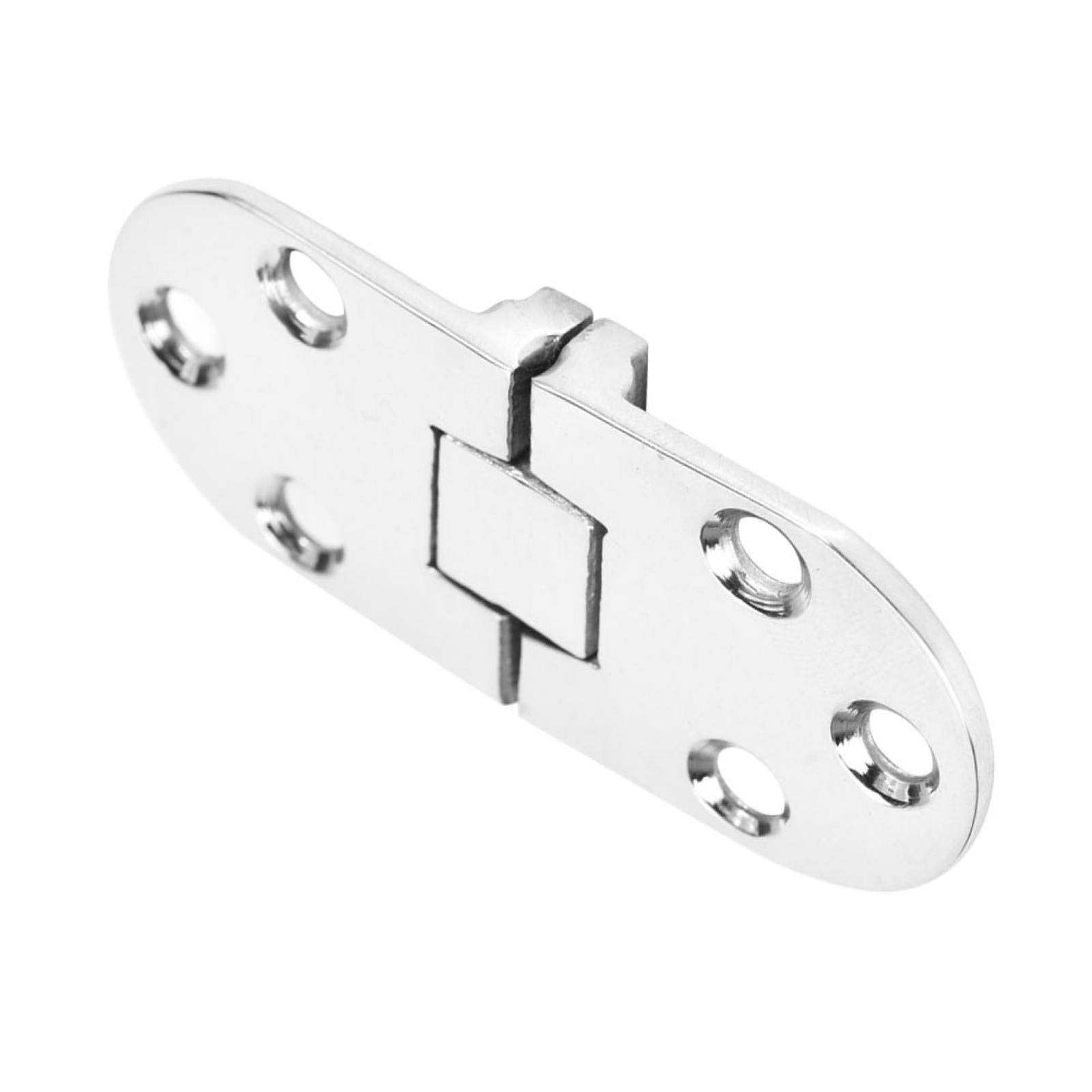 Stainless Steel Folding Hinge 66x30mm - Heavy Duty Cabinet Hinges for Kitchen, Furniture & Butler Trays | Durable Household Hardware for Tables, Doors & DIY Projects