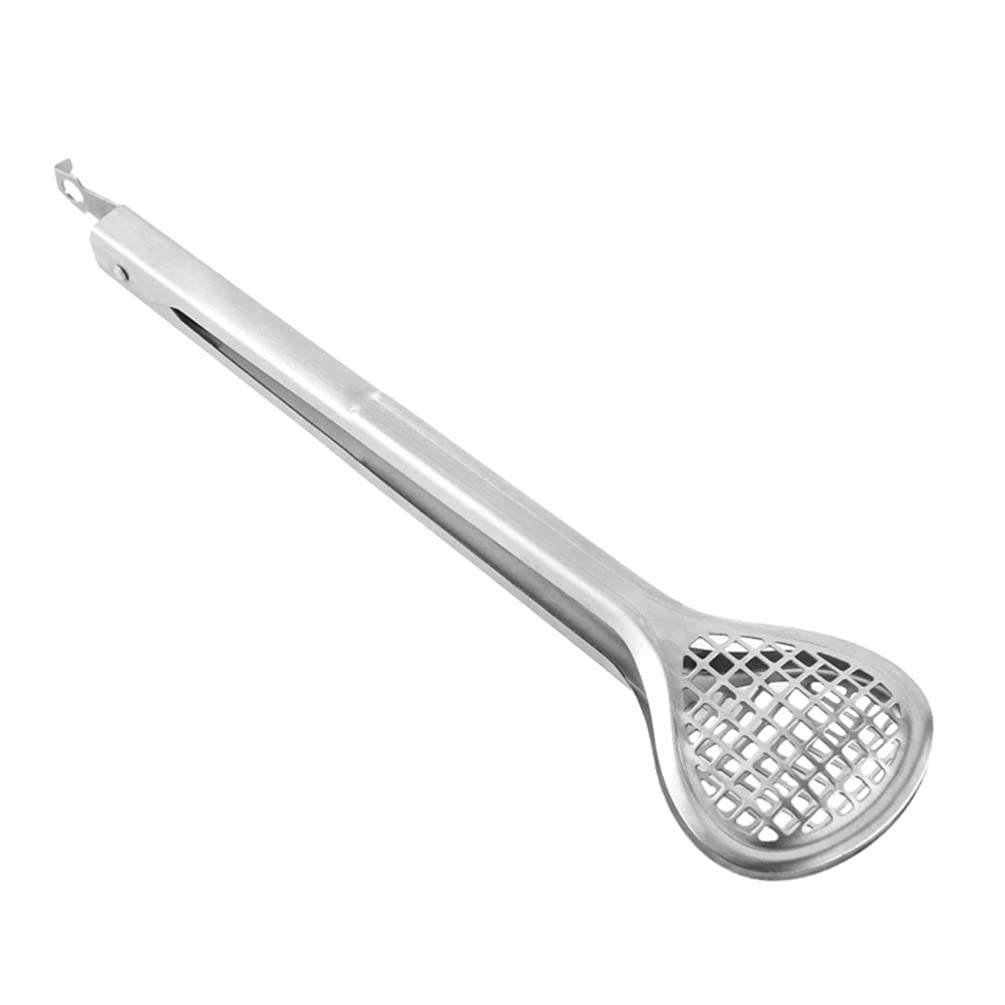 Yardwe Stainless Steel Buffet Tongs - 12 Inch Kitchen Serving Tongs for Cooking, Baking, Salad, Ice, Cake, Bread | Perfect for Restaurants, Catering, BBQs & Home Kitchen Use (Silver)