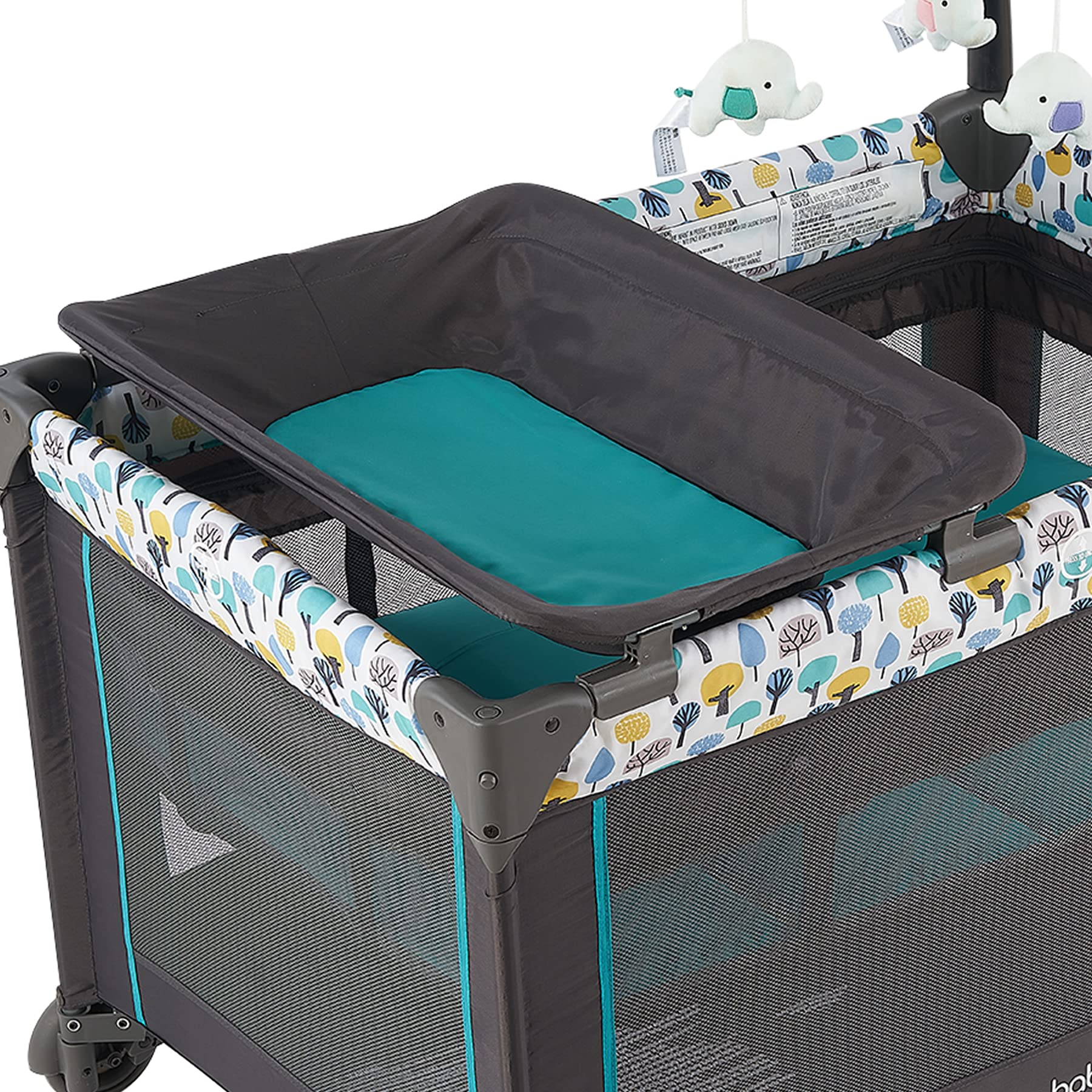 Pamo Babe Portable Baby Crib with Bassinet & Changing Table - Lightweight Travel Playpen for Newborns & Toddlers - Perfect for Home, Travel, and Daycare Use
