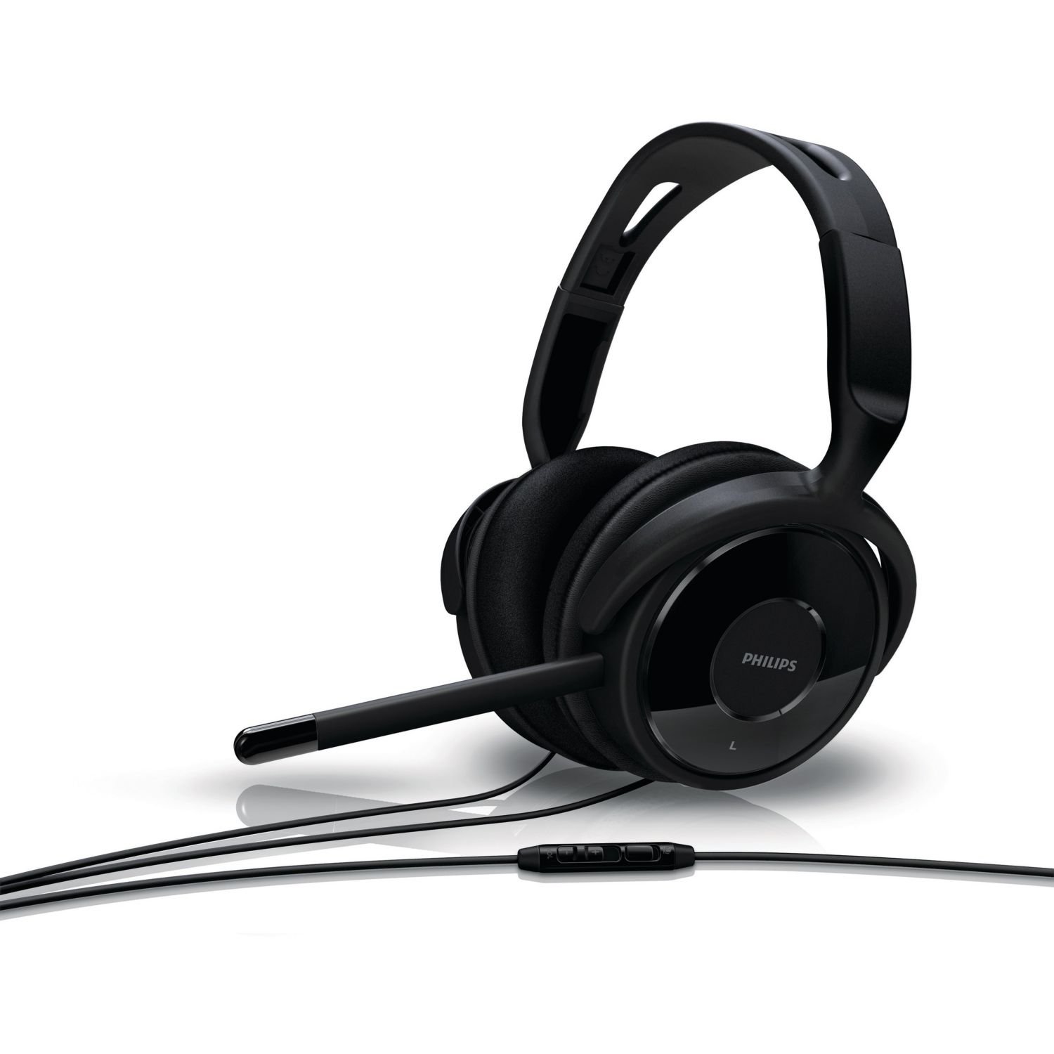 Philips SHM6500 Notebook Headset - Lightweight Comfortable Over-Ear Headphones for PC, Laptop, Office & Online Meetings