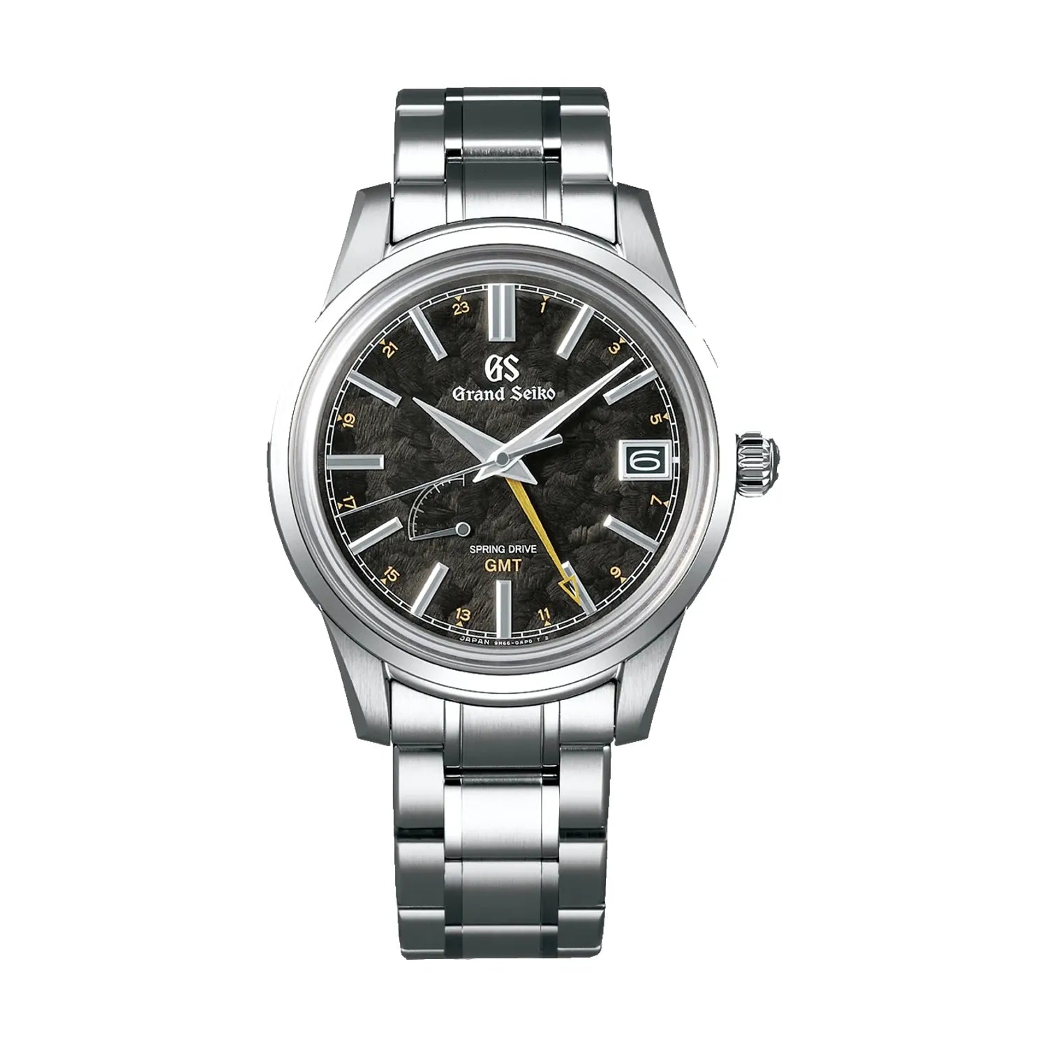 SBGE271 Elegance Spring Drive GMT Watch - 40.2mm Black Dial on Stainless Steel Bracelet | Luxury Automatic Timepiece for Travel, Business & Formal Occasions