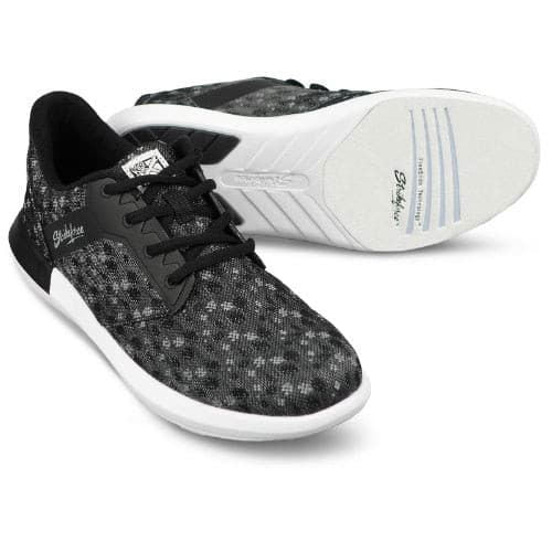 KR Strikeforce Lux Black/Crystal Women's Bowling Shoes - Lightweight & Comfortable for League Play & Tournament Bowling