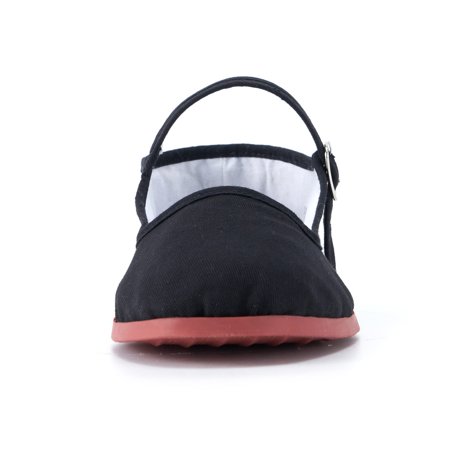 Women's Classic Chinese Flats - Comfortable Cotton Mary Jane Shoes for Casual Wear, Tai Chi & Kung Fu Practice | Traditional Chinese Doll Style Footwear for Daily Use & Martial Arts