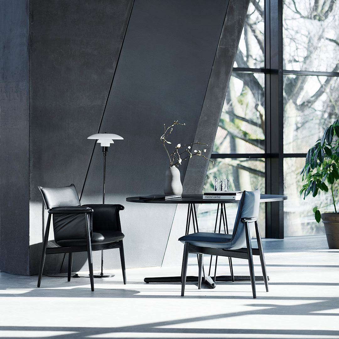E020 Embrace Table - Modern Minimalist Dining Table for Small Spaces | Perfect for Apartments, Breakfast Nooks & Cozy Kitchens