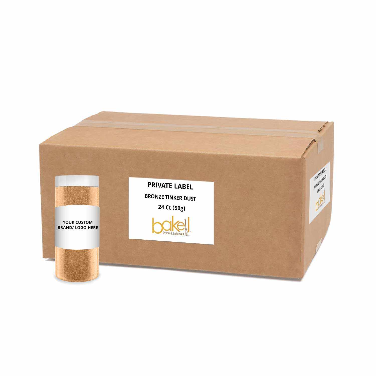 Premium Bronze Tinker Dust® Glitter - EU Compliant, Cosmetic Grade, Private Label | Perfect for DIY Crafts, Nail Art, and Festival Makeup
