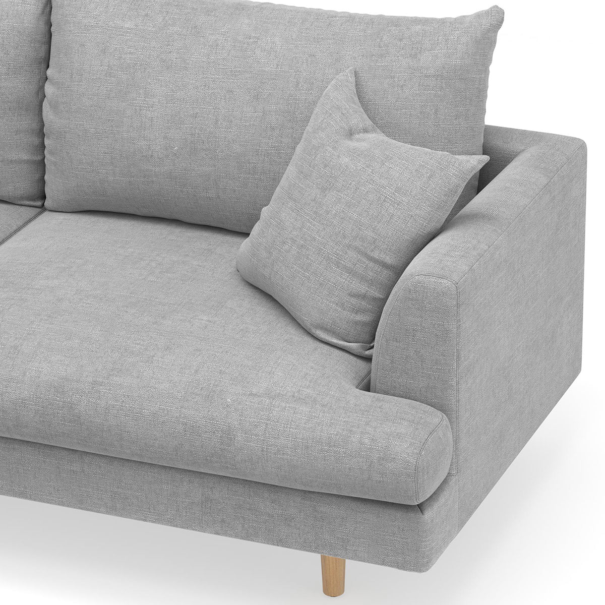 Byron Fabric 3-Seater Sofa - Comfortable Modern Living Room Couch for Small Spaces | Perfect for Apartments, Dorms & Cozy Homes