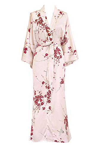 Cherry Blossom & Crane - Rose Quartz