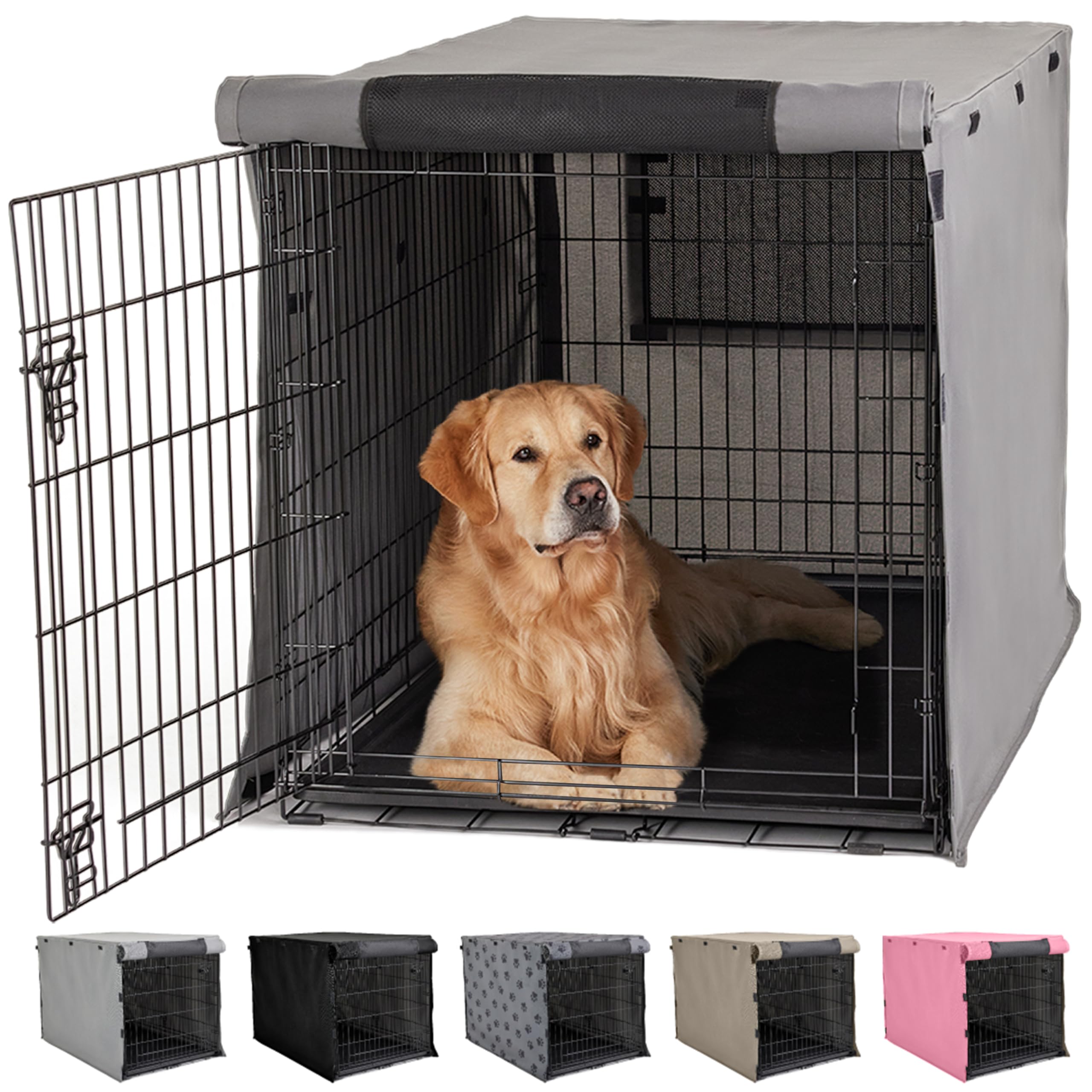 Gorilla Grip Dog Crate Cover for Amazon Basics 42