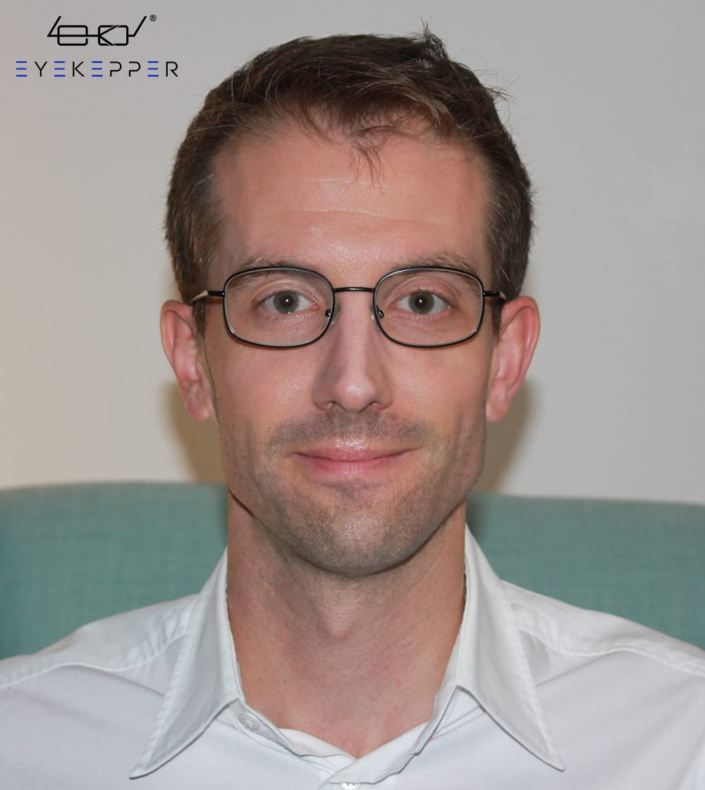 Eyekepper 4 Pairs Reading Glasses - Lightweight Metal Frame Readers with Spring Hinges for Men & Women - Perfect for Reading Books, Using Phones & Computer Work