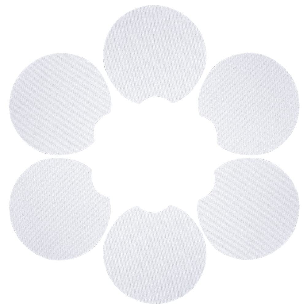 120 Pcs Sublimation Car Coasters Blanks - 2.75
