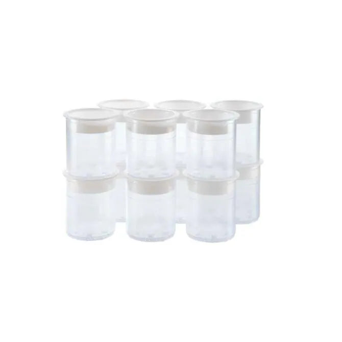12 Pack Synthetic Beakers for Pacojet 4 & Pacojet 2 Plus - Durable Lab Beakers for Molecular Gastronomy, Ice Cream & Dessert Preparation