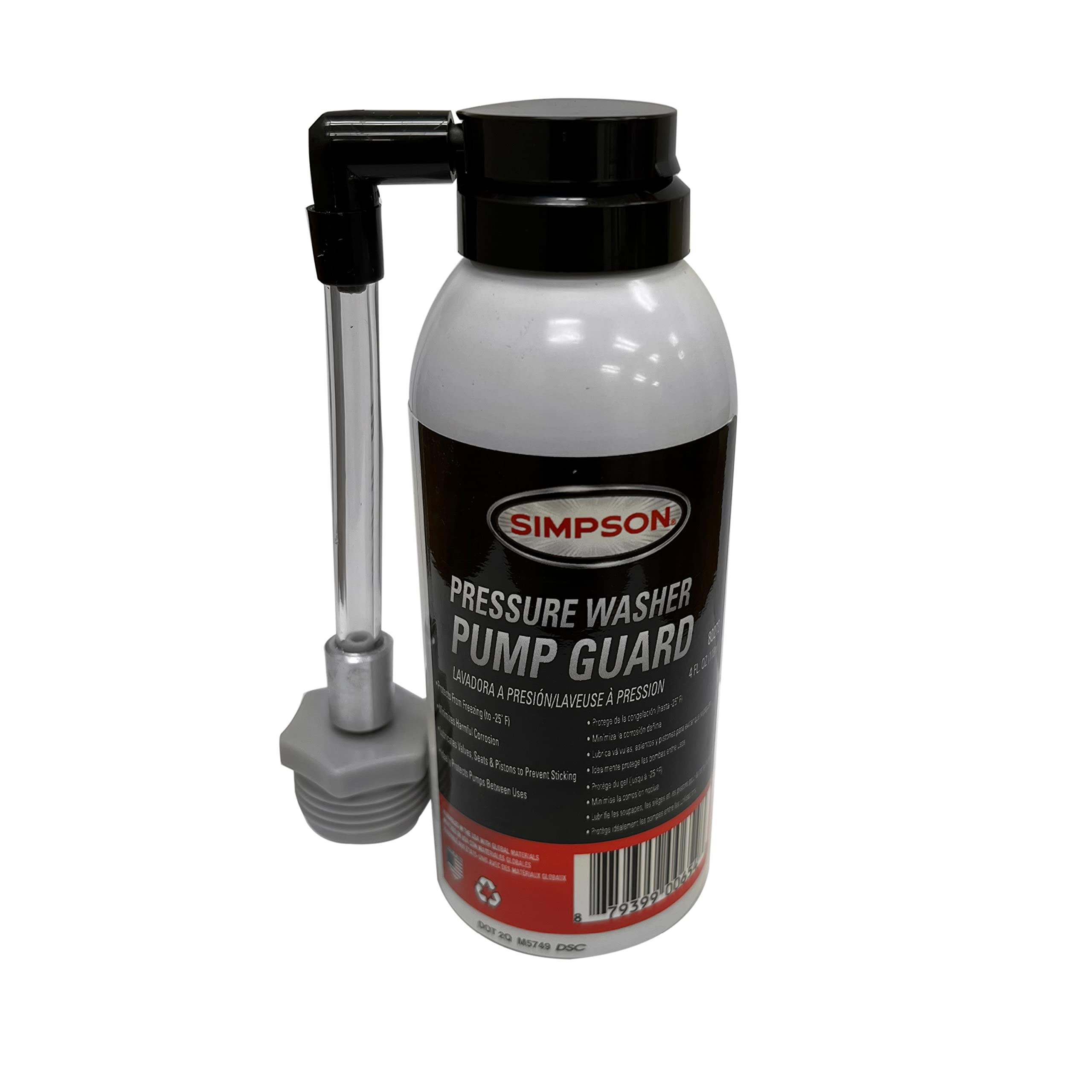 Simpson 80273 Pressure Washer Pump Guard - 4oz Aerosol Can for Equipment Protection