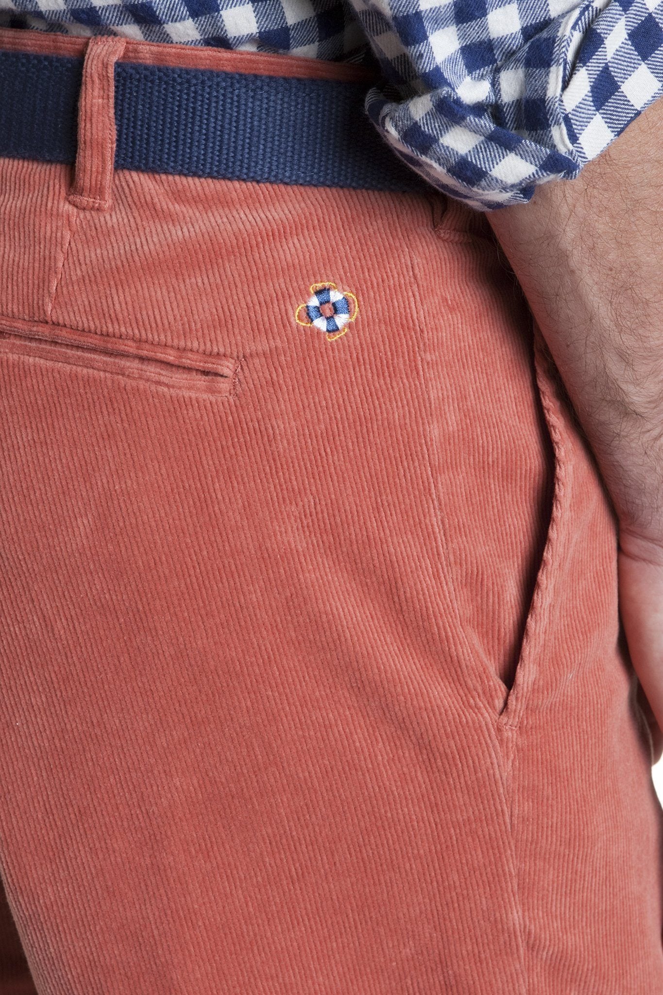Beachcomber Corduroy Pants in Nantucket Red - Comfortable & Stylish Men's Casual Trousers for Beach Outings & Relaxing Weekends