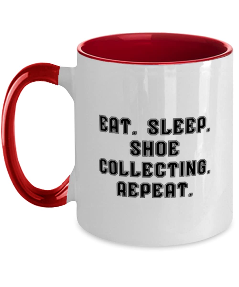 Premium 11oz Two-Tone Shoe Collector's Mug - Perfect Gift for Sneaker Enthusiasts & Friends | Ideal for Coffee, Tea & Office Decor