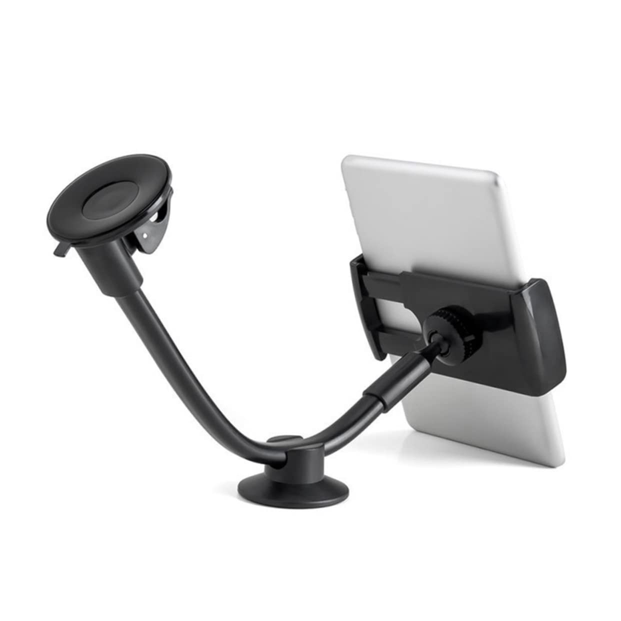 Universal Car Tablet and Phone Mount Holder - 2 Pack for Hands-Free Driving, GPS Navigation & Entertainment - Compatible with All Smartphones and Tablets up to 12.9