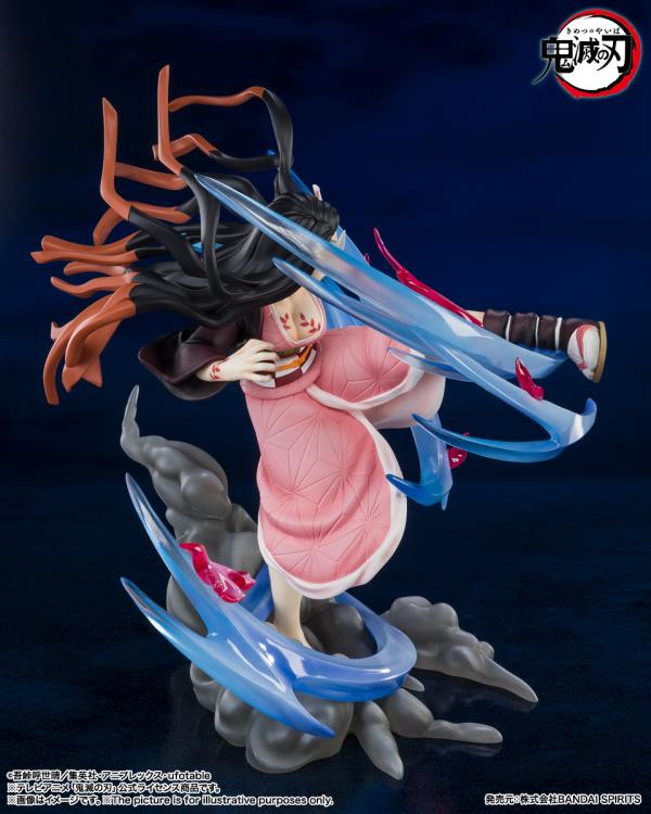 Figuarts Zero Demon Slayer: Kimetsu no Yaiba Nezuko Kamado Advancing Version Anime Statue - Perfect for Anime Collectors, Home Decor, and Gift Giving