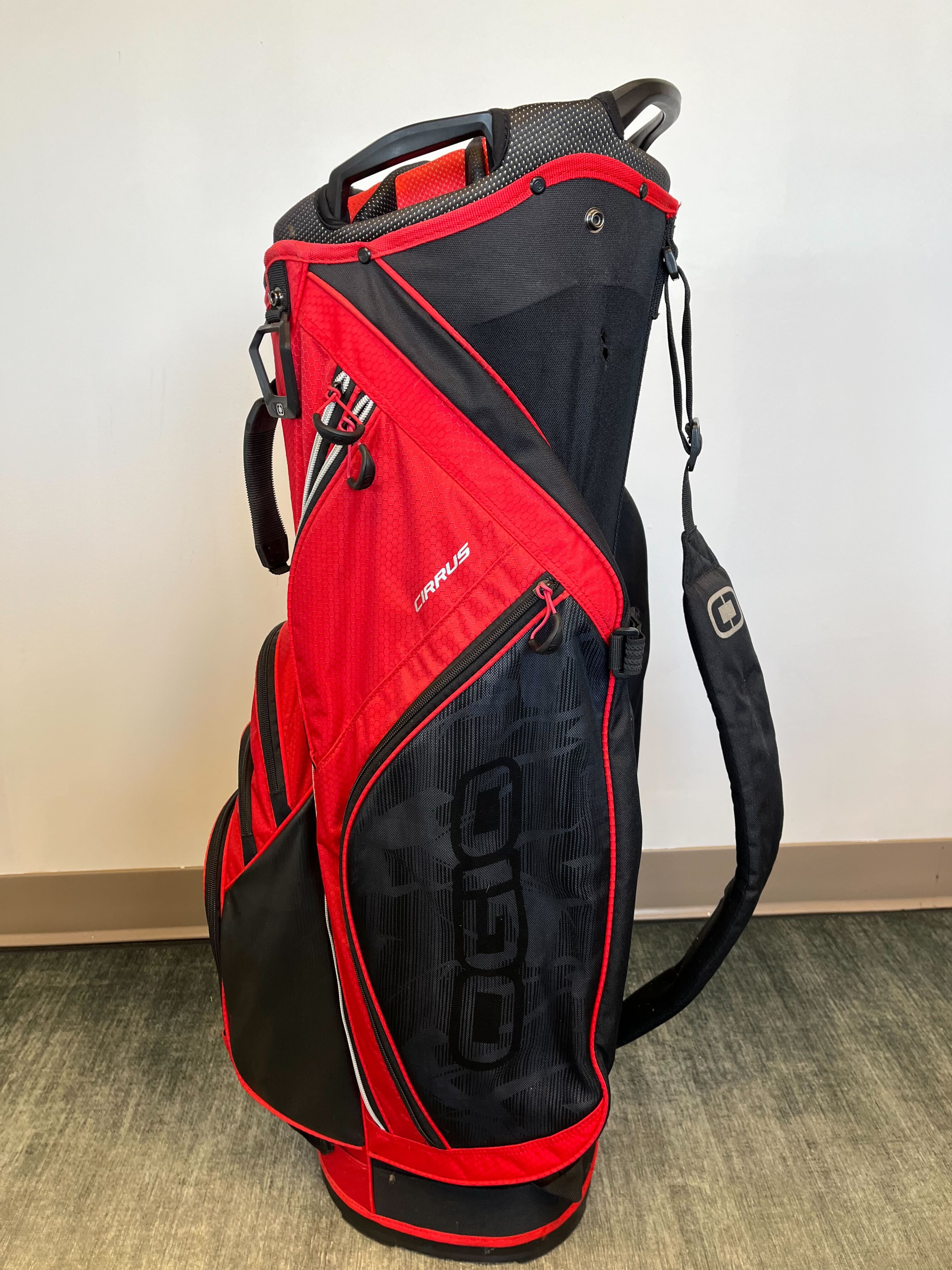 Ogio Cirrus Cart Bag - 14 Dividers, Lightweight Golf Stand Bag with Durable Construction - Perfect for Golfers & Golf Cart Use