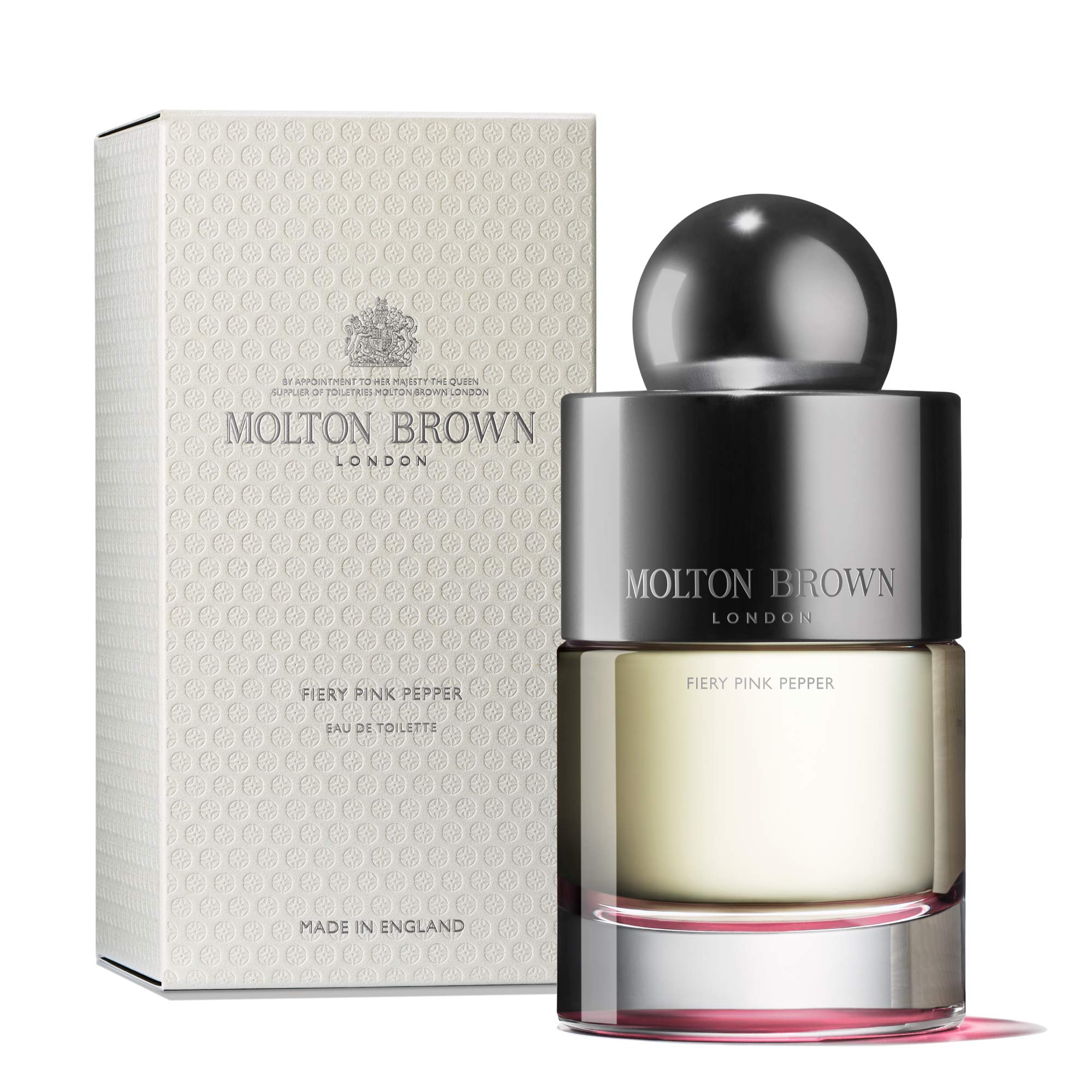 Molton Brown Fiery Pink Pepper Eau De Toilette for Women, 3.3 Fl Oz (100ml) - Fresh Floral Fragrance for Day & Night Wear, Date Night & Special Occasions