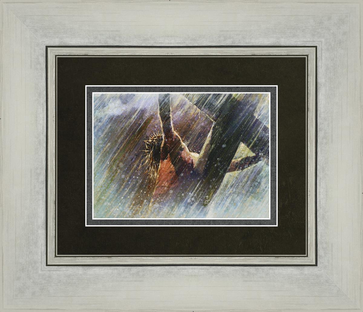 Yongsung Kim Crucifixion Painting - Religious Wall Art for Home & Church Decor - Perfect for Prayer Rooms, Christian Gifts, and Spiritual Spaces