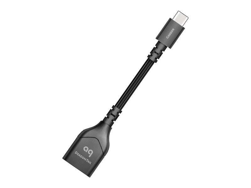 Audioquest DragonTail USB C to USB A Adapter - High-Speed Data Transfer for Smartphones, Laptops & Tablets - Perfect for Travel, Office & Home Use