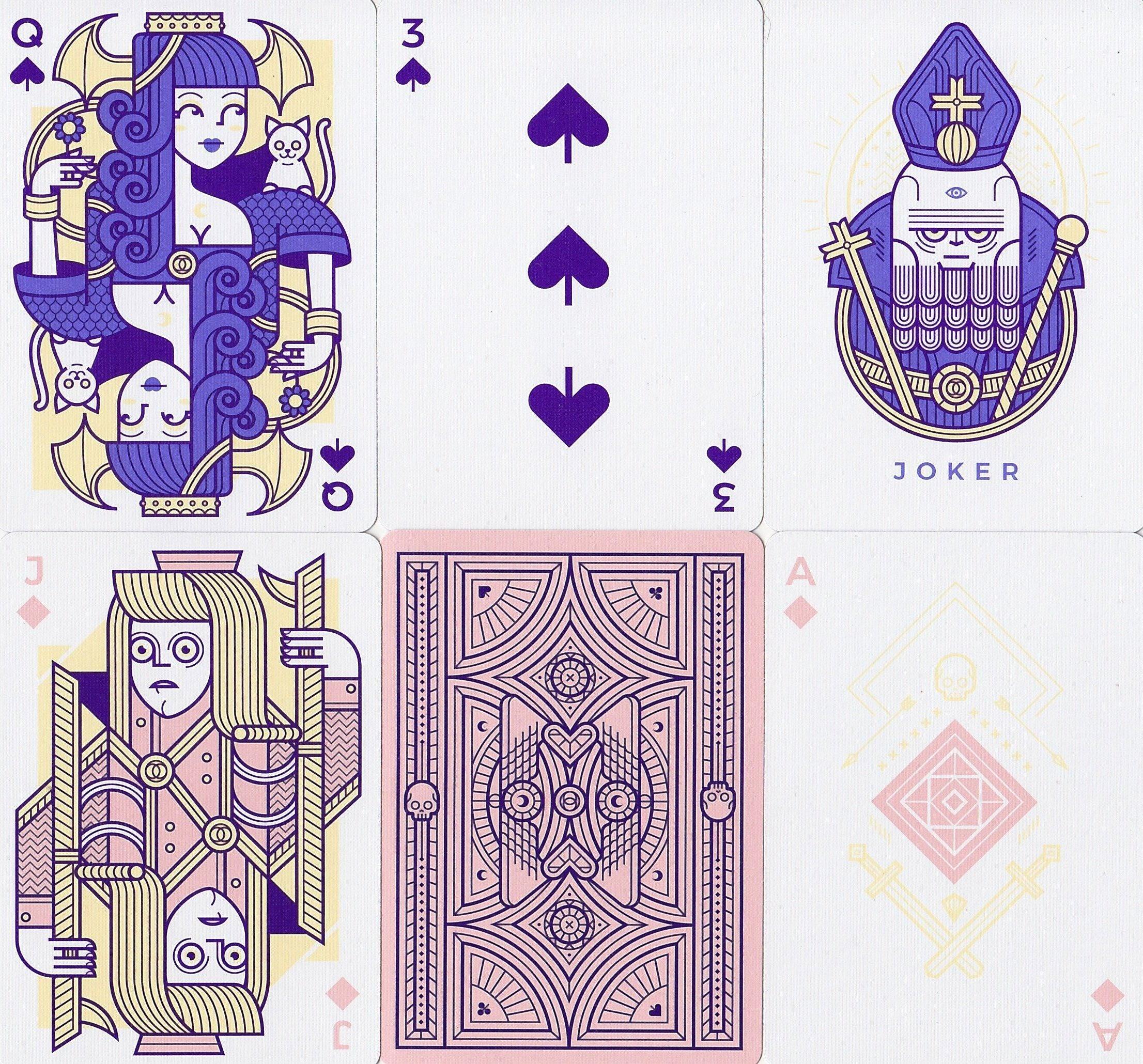 Lunatica Solstice Playing Cards - Premium Deck for Magic Tricks, Cardistry & Poker Games | Perfect for Parties, Gifts & Collectors