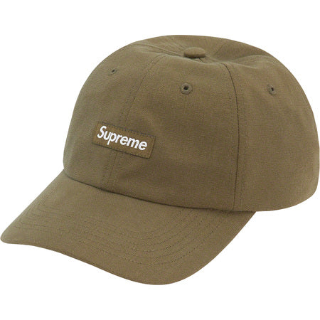 Supreme Brushed Cordura Small Box 6-Panel Hat in Olive Green - Stylish Streetwear Accessory for Urban Fashion & Outdoor Activities
