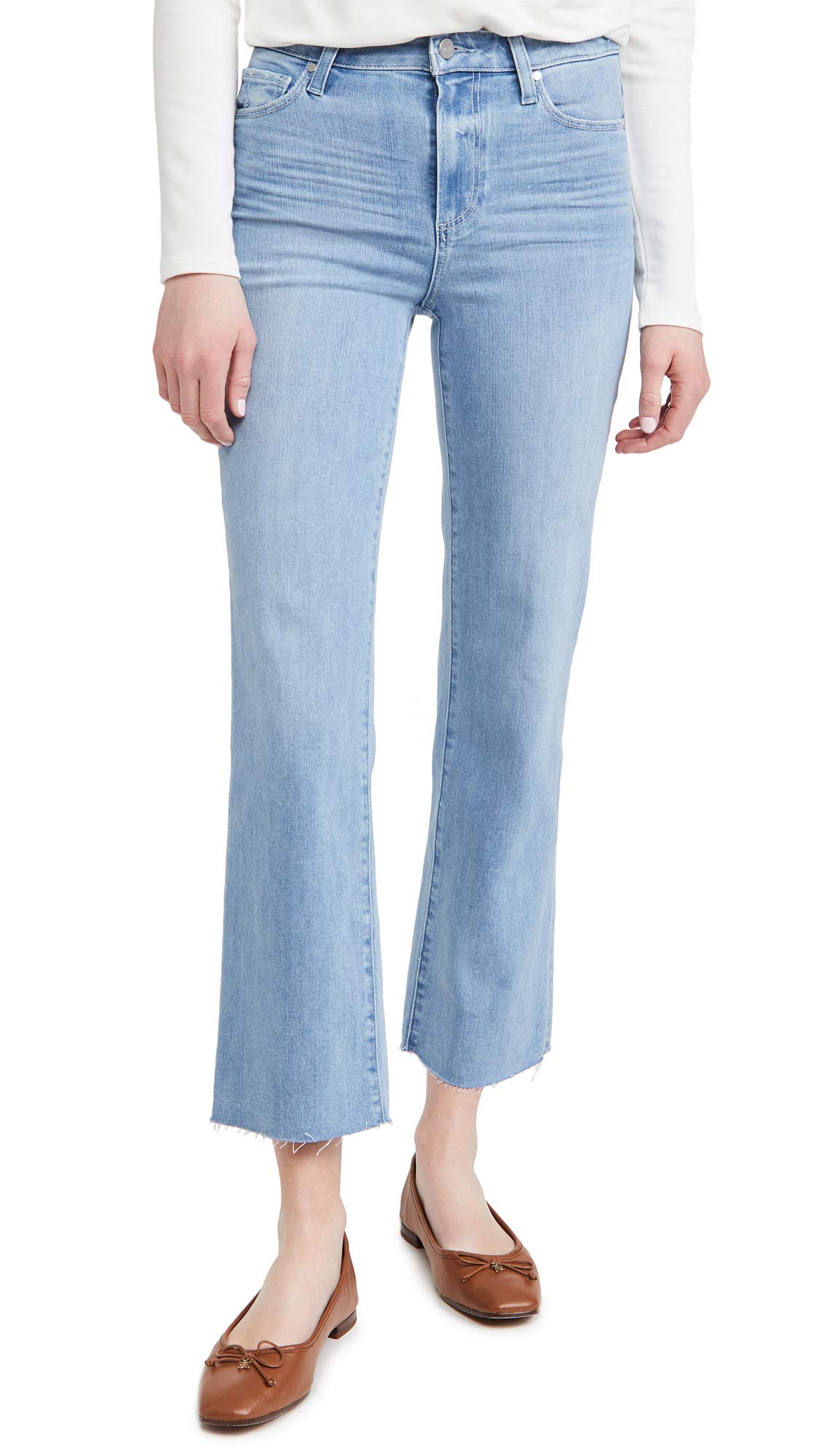 PAIGE Women's Relaxed Colette Jeans - High Waist Stretch Denim Pants for Casual Wear & Everyday Comfort | Perfect for Work, Weekend Outings & Travel