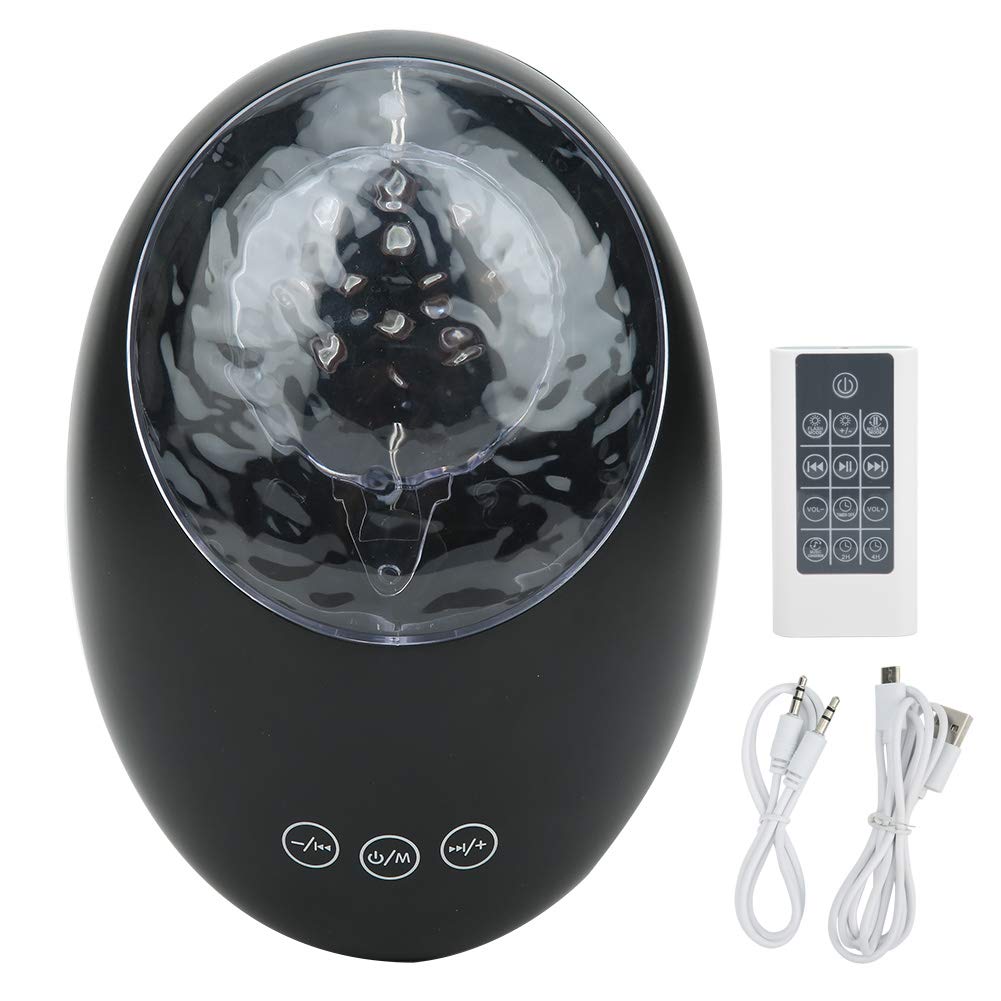 Ocean Projector Night Light with Remote & Music - Adjustable Brightness for Bedroom, Kids Room & Living Room
