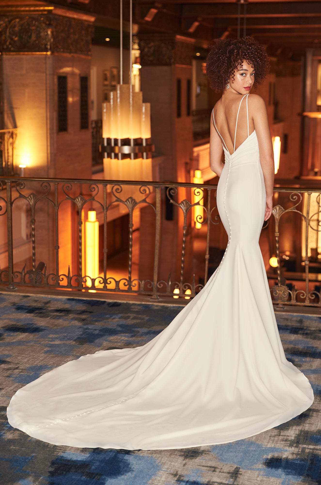 Mikaella 2354 Lace Long Sleeve A-Line Wedding Dress for Bride - Perfect for Church, Beach & Outdoor Ceremonies