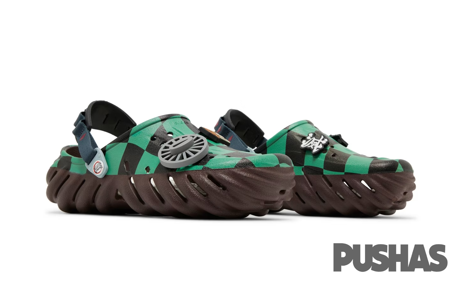 Crocs Echo Clog 'Demon Slayer Tanjiro' - Anime Inspired Comfortable Slip-On Shoes for Men & Women - Perfect for Cosplay, Casual Wear & Indoor Use (2023)