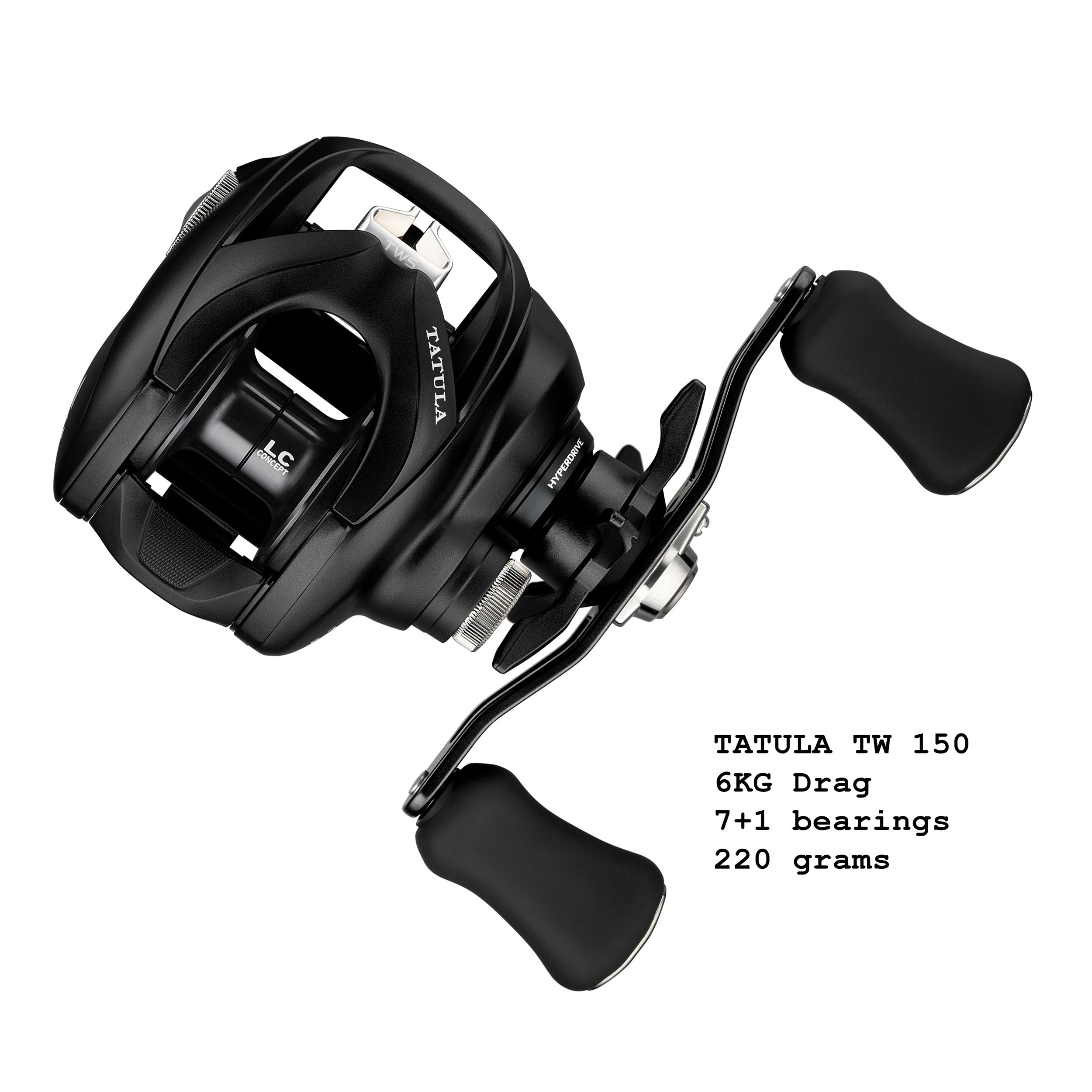 Daiwa Tatula 150 Baitcasting Fishing Reel - High Performance, Lightweight, Smooth Casting for Bass, Trout, and Saltwater Fishing | Perfect for Freshwater and Inshore Angling