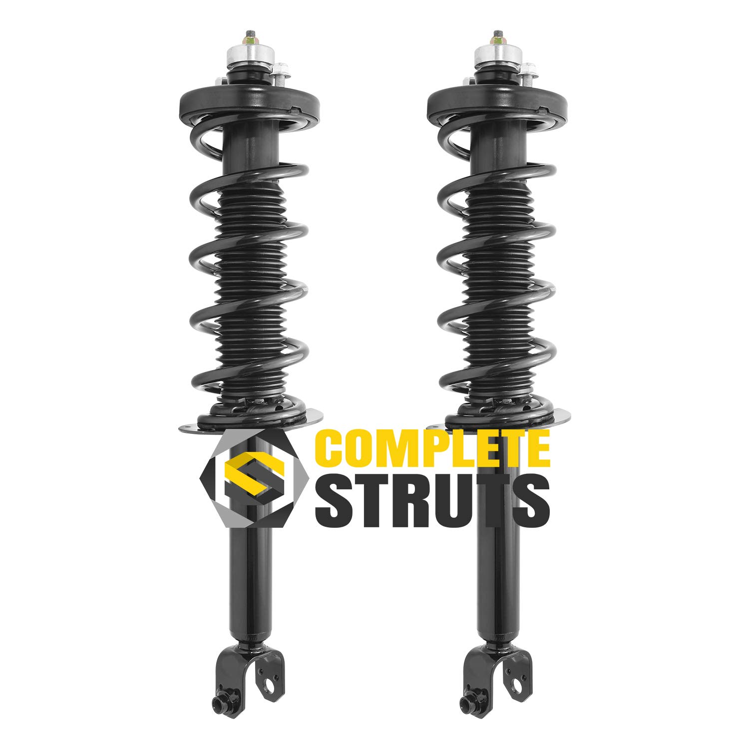 2013-2017 Honda Accord Rear Complete Strut Assemblies with Coil Springs - Quick Replacement Set of 2 - Perfect for Smooth Ride & Suspension Repair | DIY Car Maintenance & Auto Shop Use
