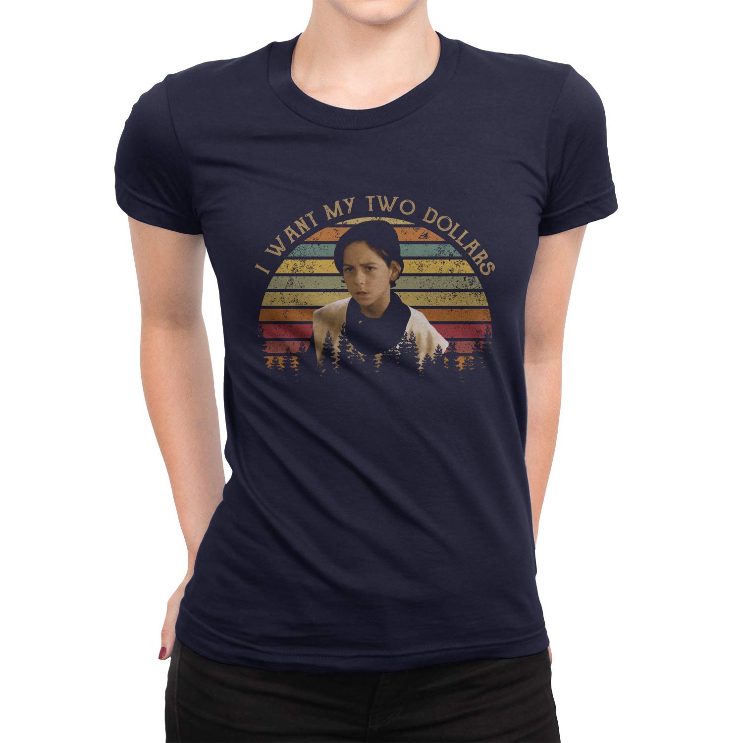 Zocoshi 'I Want My Two Dollars' Funny Movie Quote T-Shirt - Casual Wear for Fans of Classic Comedy Films