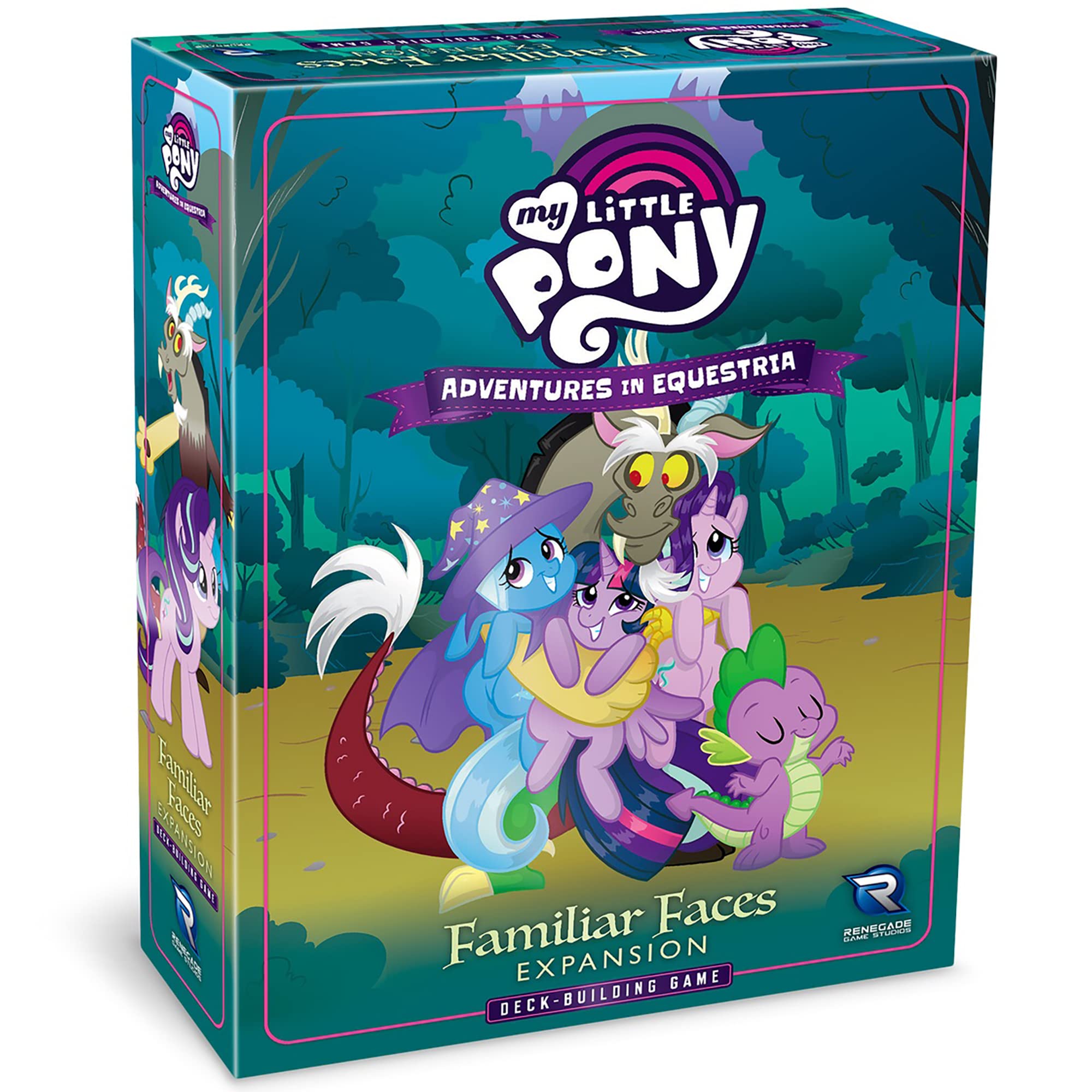 My Little Pony Deck-Building Game - Familiar Faces Expansion for 1-4 Players, Ages 14+ | Family Game Night Fun