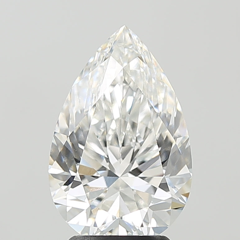3.09 Carat Pear Shape Lab Grown Diamond - VVS1 Clarity, D Color | Eco-Friendly Engagement Ring, Wedding Jewelry & Anniversary Gift