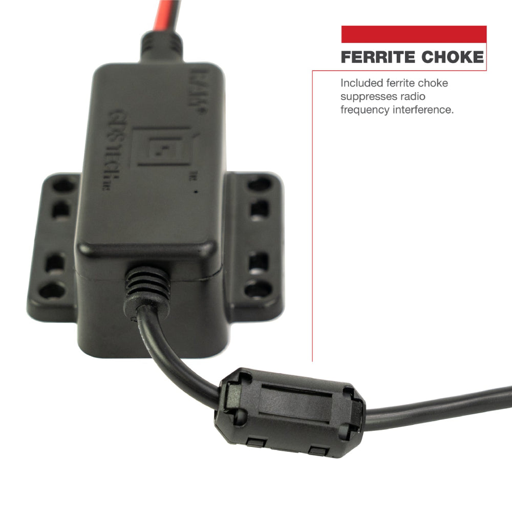 GDS® Modular 10-30V Power Delivery Hardwire USB-C Charger for Car, Truck & RV - Fast Charging USB Type C Male Connector (RAM GDS CHARGE V3C 2U) - Perfect for Road Trips & Mobile Devices