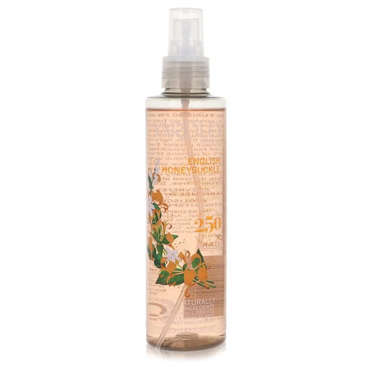 Yardley English Honeysuckle Perfume for Women - 6.8 oz Moisturizing Body Mist, Long-Lasting Floral Fragrance | Perfect for Daily Wear, Office, Date Night & Special Occasions