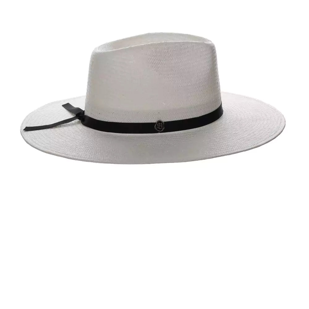 Biltmore Fine Line Straw Fedora Hat for Men & Women - Summer Sun Protection, Beach & Outdoor Fashion Accessory