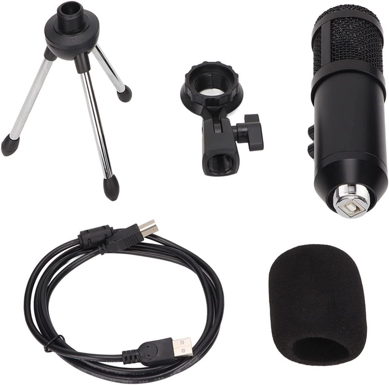 ZWYUAN USB Microphone with Noise Reduction - Cardioid Condenser Mic for PC, Gaming, Streaming, Podcasting & Singing - Professional USB Microphone for Home Studio & Online Meetings