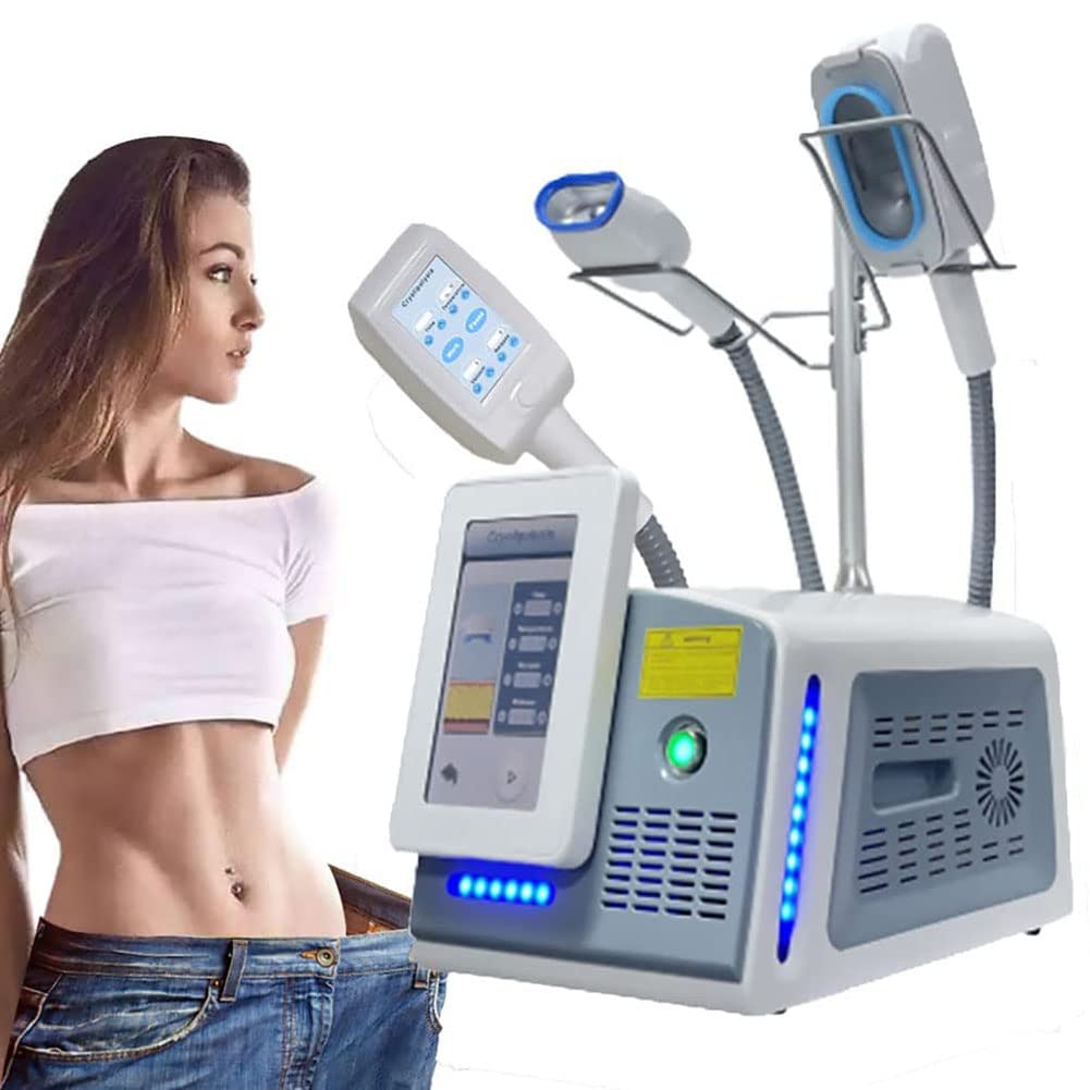 Fat Freezing Slimming Body Machine - Cryolipolysis Device for Arms, Waist, Thighs, Hips & Legs with 3 Handles | Negative Pressure Liposuction & Beauty Treatment for Cellulite Reduction | At-Home Body Contouring & Weight Loss Solution