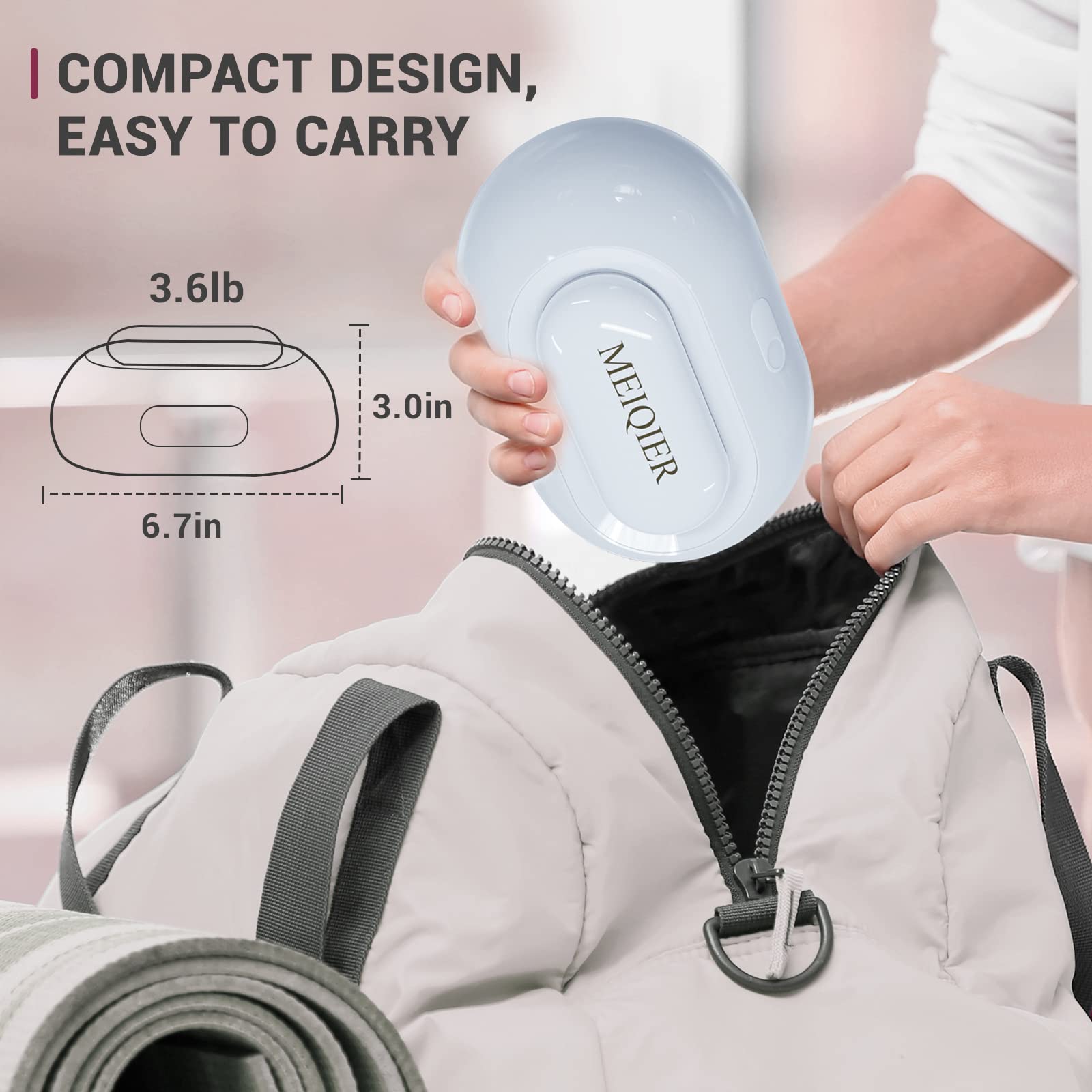 Palm NRG Radio Frequency Cellulite Massager - Temporary Cellulite Reduction Device for Body Contouring | At-Home Spa Treatment & Post-Workout Recovery