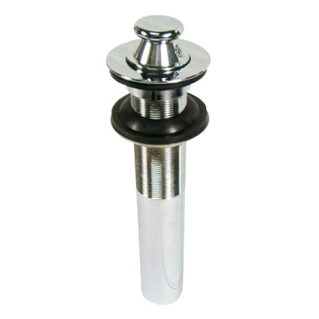 Lift & Turn Sink Drain Stopper - Chrome Plated Pop-Up Drain Assembly for Kitchen & Bathroom Sinks - Perfect for Easy Cleaning and Water Flow Control