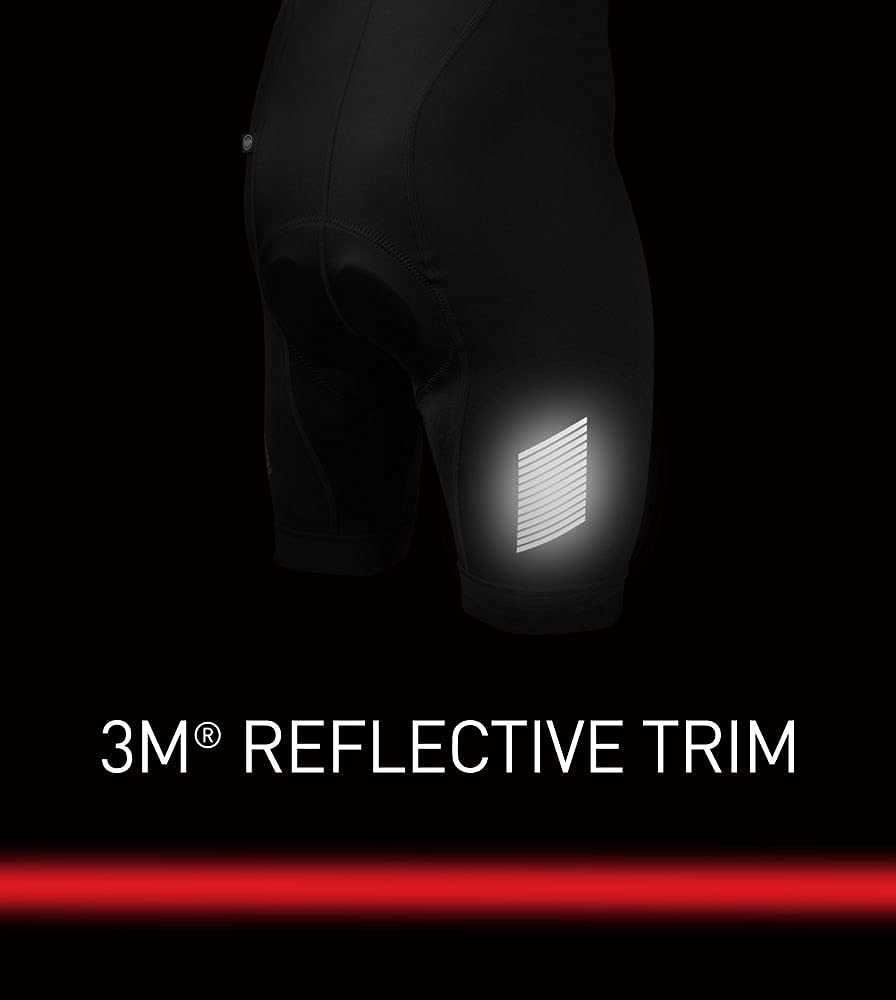 USA Elite Men's Padded Cycling Bib Shorts - High Performance Long Distance Bike Shorts for Road & Mountain Biking - Made in USA - Perfect for Training, Racing & Endurance Rides